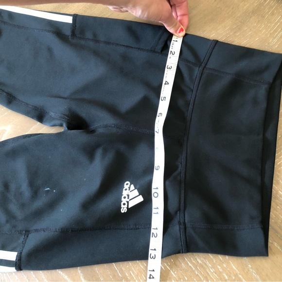 Adidas aeroready 3-Stripes 7/8 Side Pocket High Rise Tights S - Picture 9 of 16